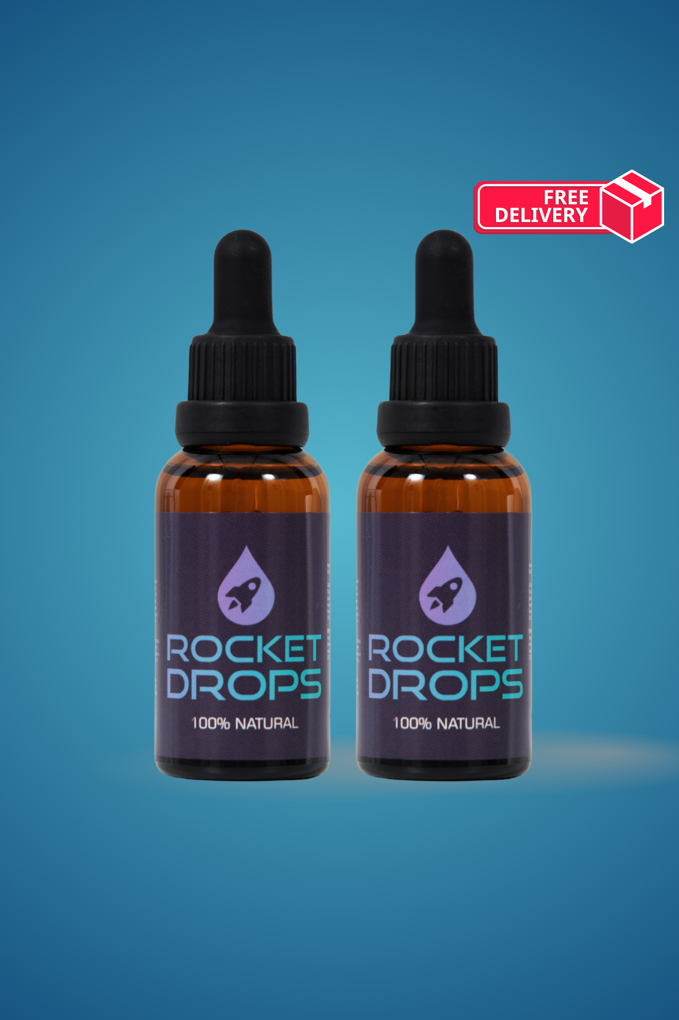 Rocket Drops – Natural Focus & Energy Support (2x)